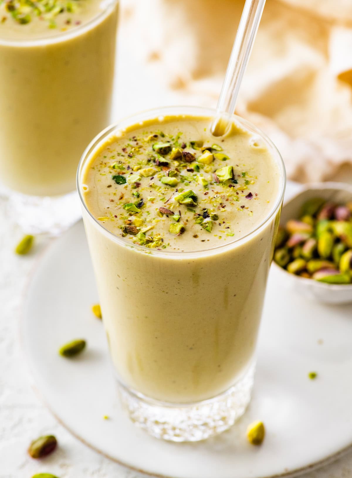 شیک موز و پسته